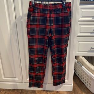 Zara high waisted plaid pants